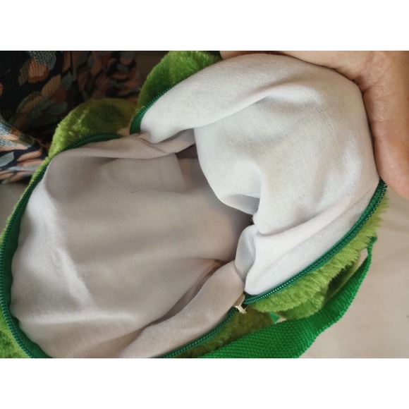 CalPlush Crocodile Alligator Back Pack Adjustable Strap Zippered Compartment - Picture 6 of 11